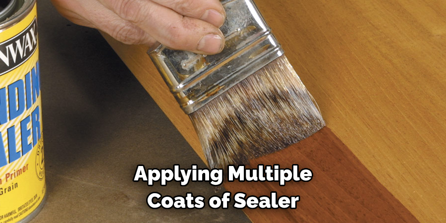 Applying Multiple Coats of Sealer