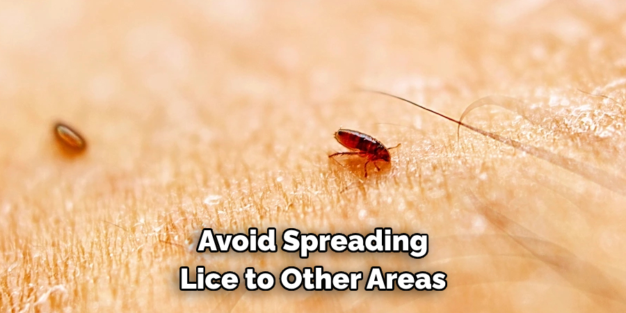 Avoid Spreading Lice to Other Areas