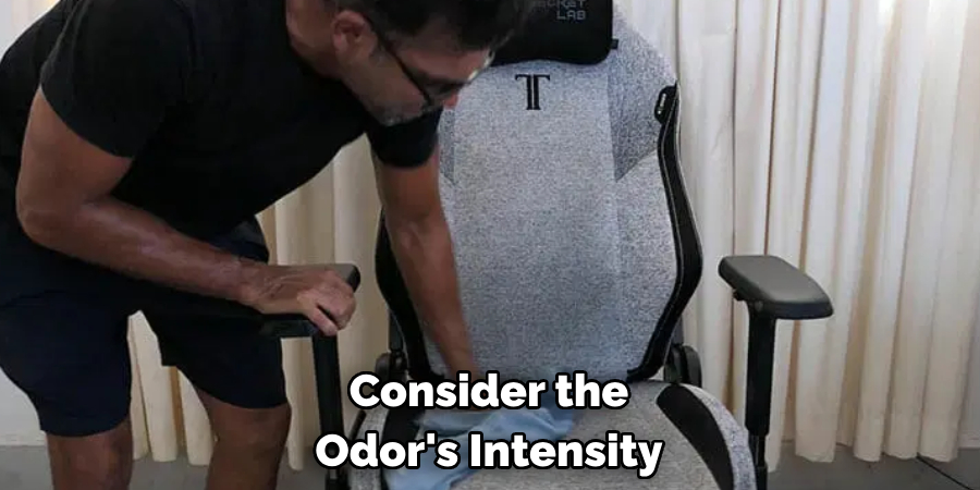 Consider the Odor's Intensity
