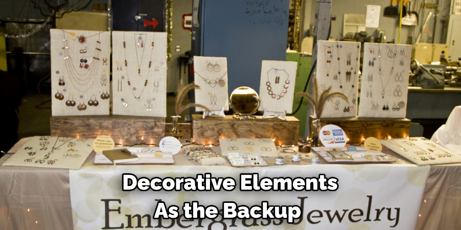 Decorative Elements As the Backup 