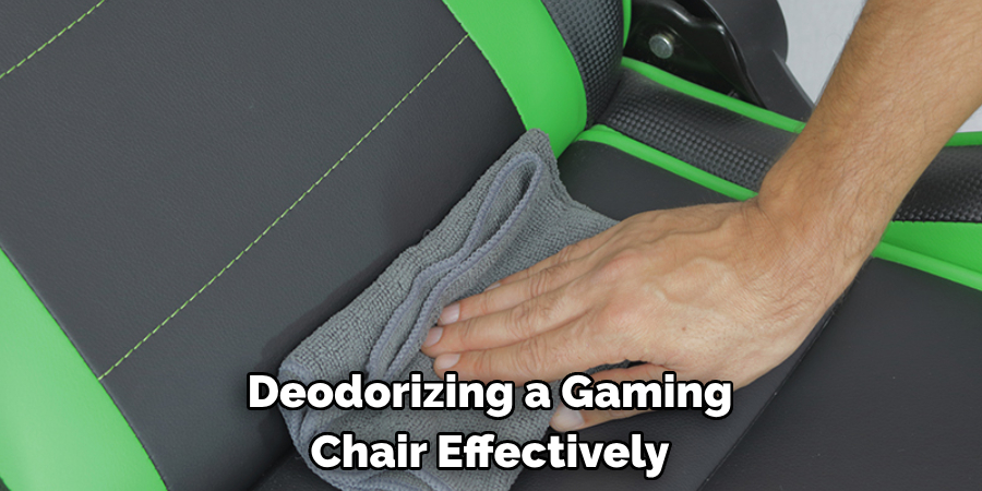 Deodorizing a Gaming Chair Effectively