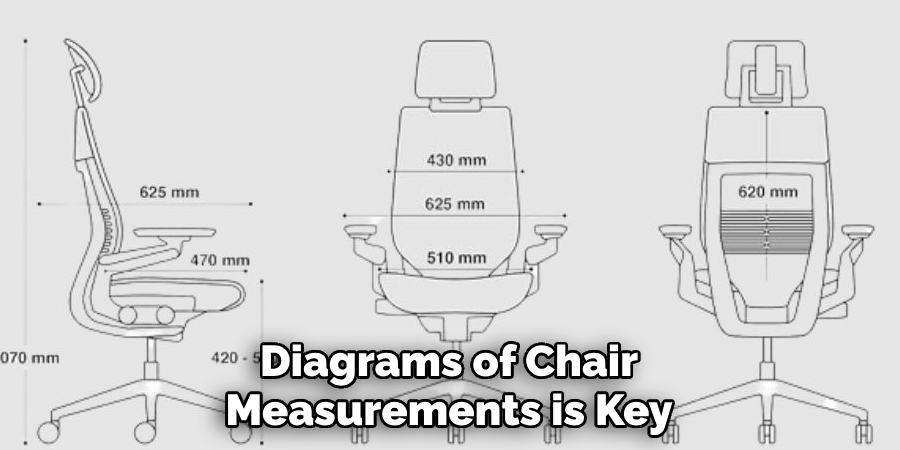 Diagrams of Chair Measurements is Key