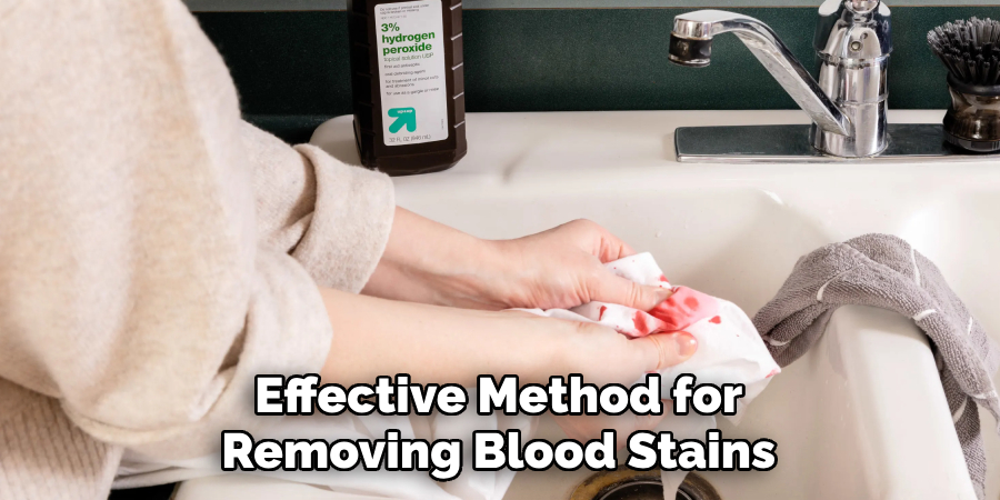 Effective Method for Removing Blood Stains