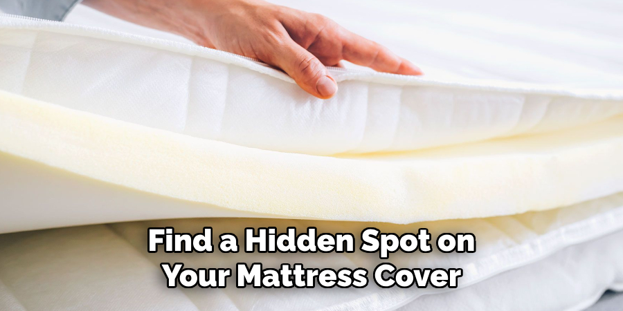 Find a Hidden Spot on Your Mattress Cover