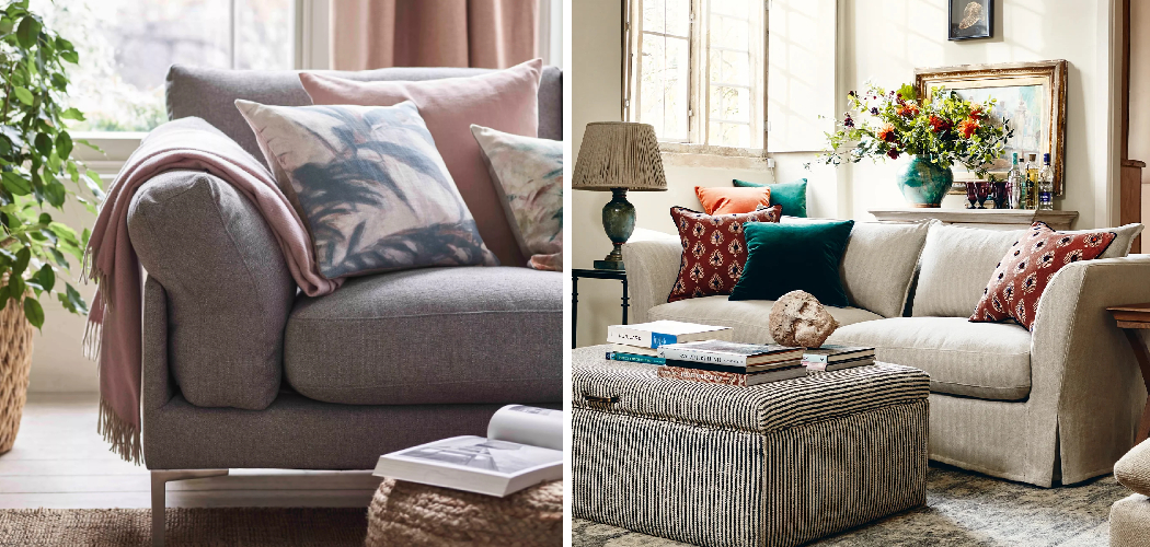 How to Dress a Sofa with Throws and Cushions
