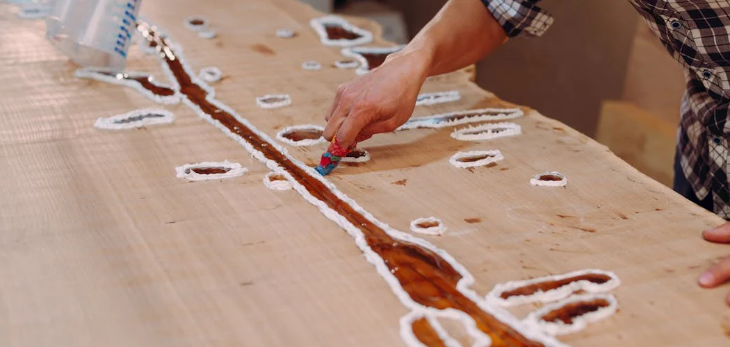 How to Epoxy a Table Top and Edges