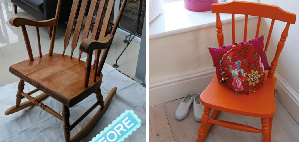 How to Paint a Rocking Chair