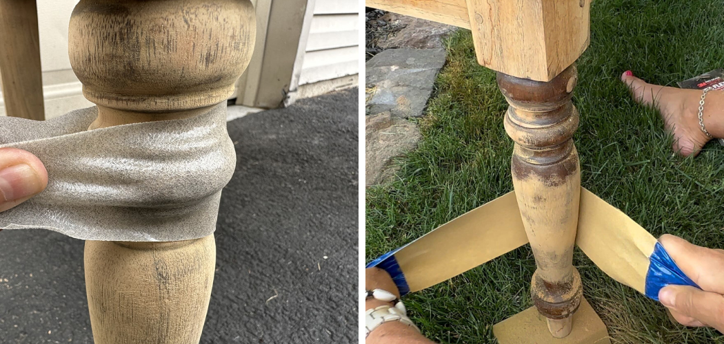 How to Sand Table Legs