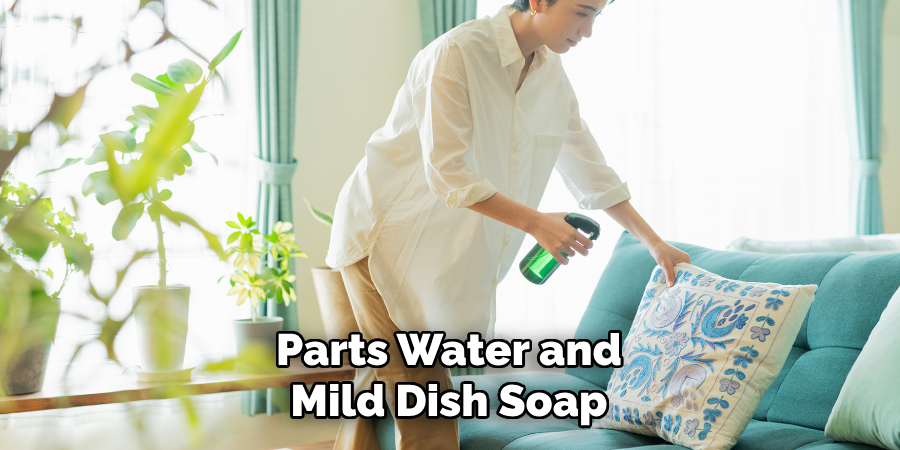 Parts Water and Mild Dish Soap