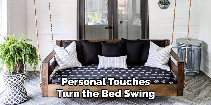 Personal Touches Turn the Bed Swing