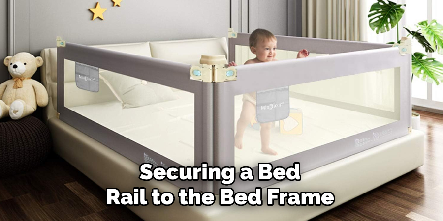 Securing a Bed Rail to the Bed Frame