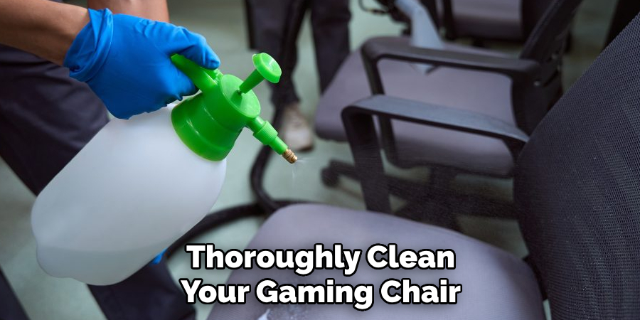 Thoroughly Clean Your Gaming Chair