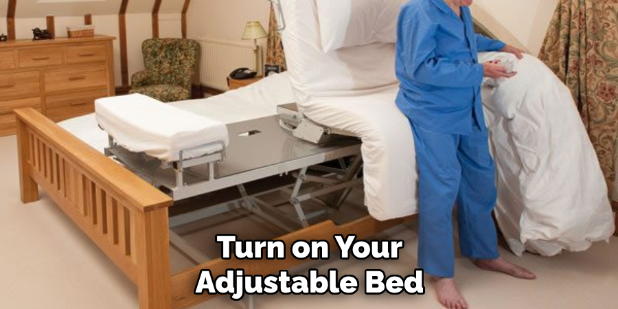 Turn on Your Adjustable Bed