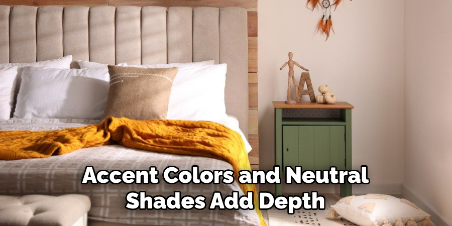 Accent Colors and Neutral Shades Add Depth