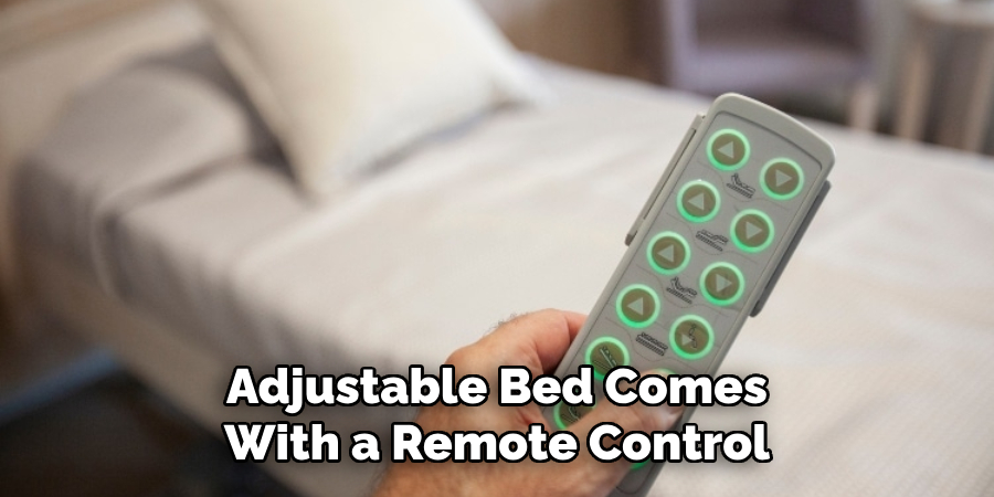 Adjustable Bed Comes With a Remote Control