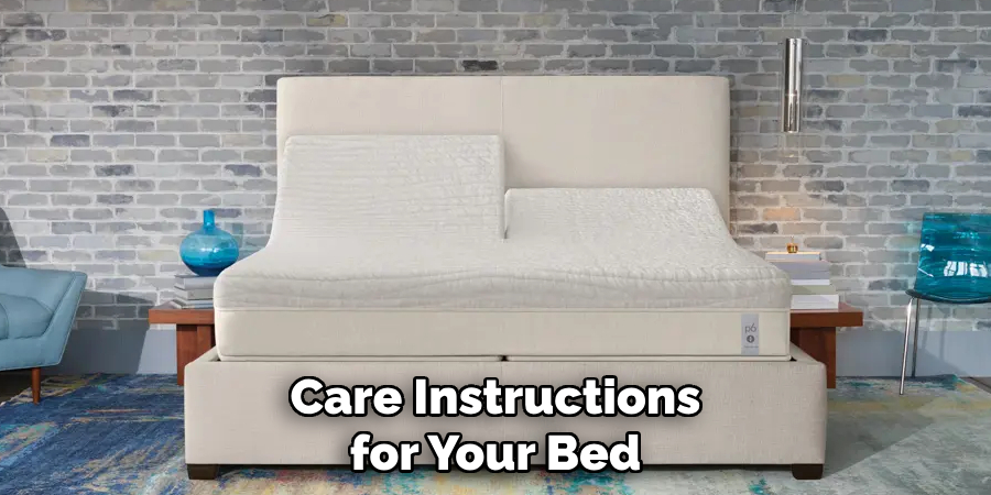 Care Instructions for Your Bed