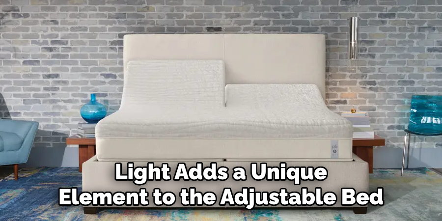 Light Adds a Unique Element to the Adjustable Bed