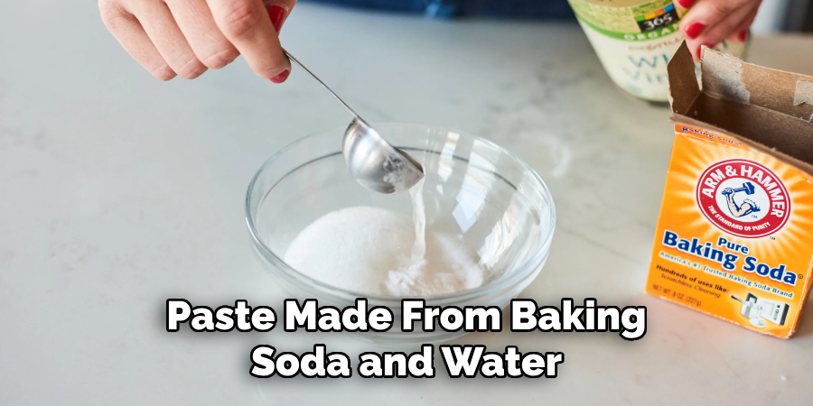 Paste Made From Baking Soda and Water