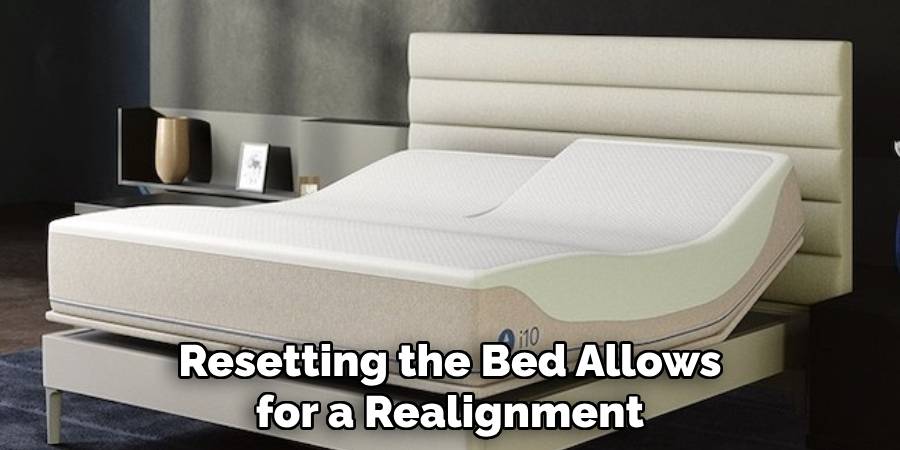 Resetting the Bed Allows for a Realignment