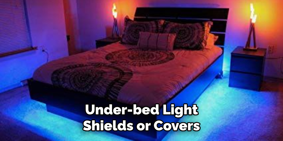 Under-bed Light Shields or Covers