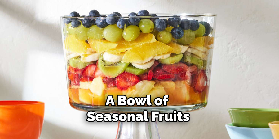 A Bowl of Seasonal Fruits