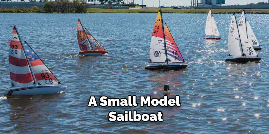 A Small Model Sailboat