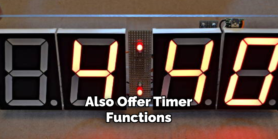 Also Offer Timer Functions 