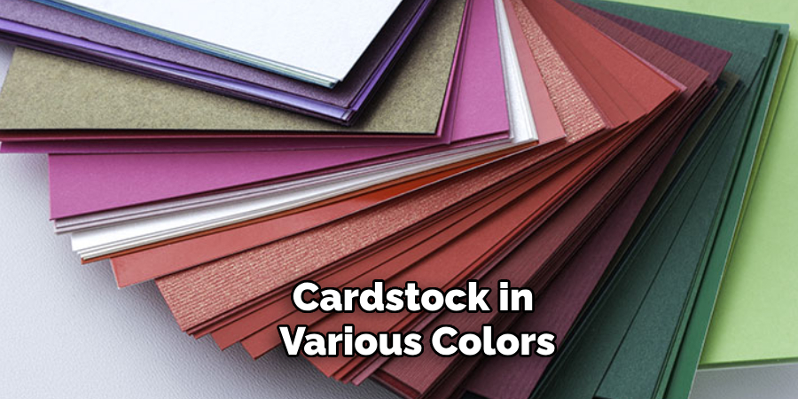 Cardstock in Various Colors