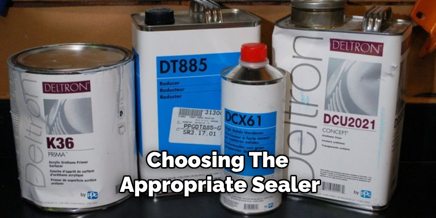 Choosing the Appropriate Sealer