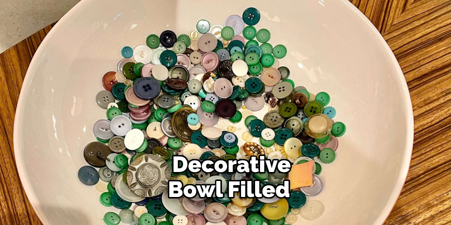 Decorative Bowl Filled 