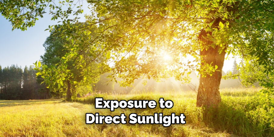 Exposure to Direct Sunlight