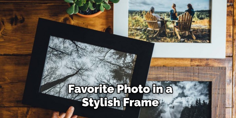 Favorite Photo in a Stylish Frame