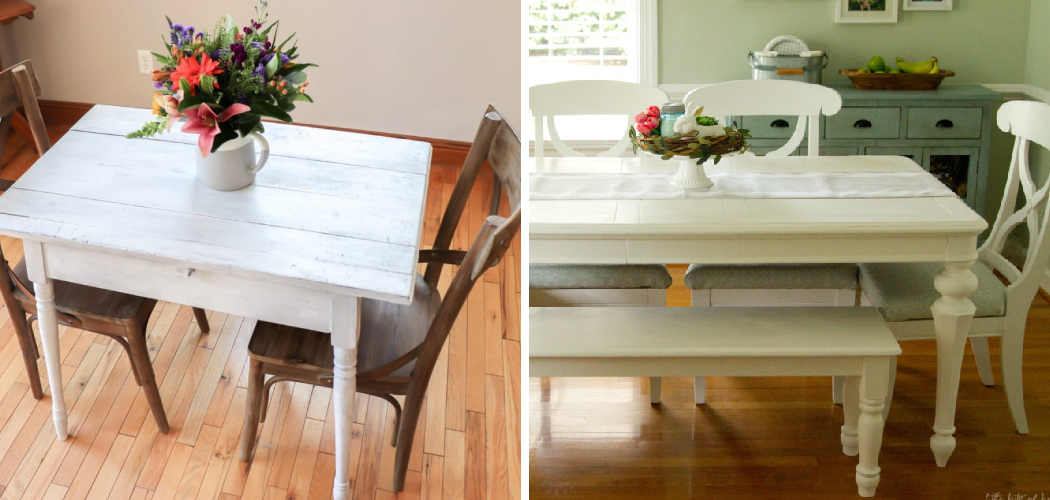 How to Paint a Table White