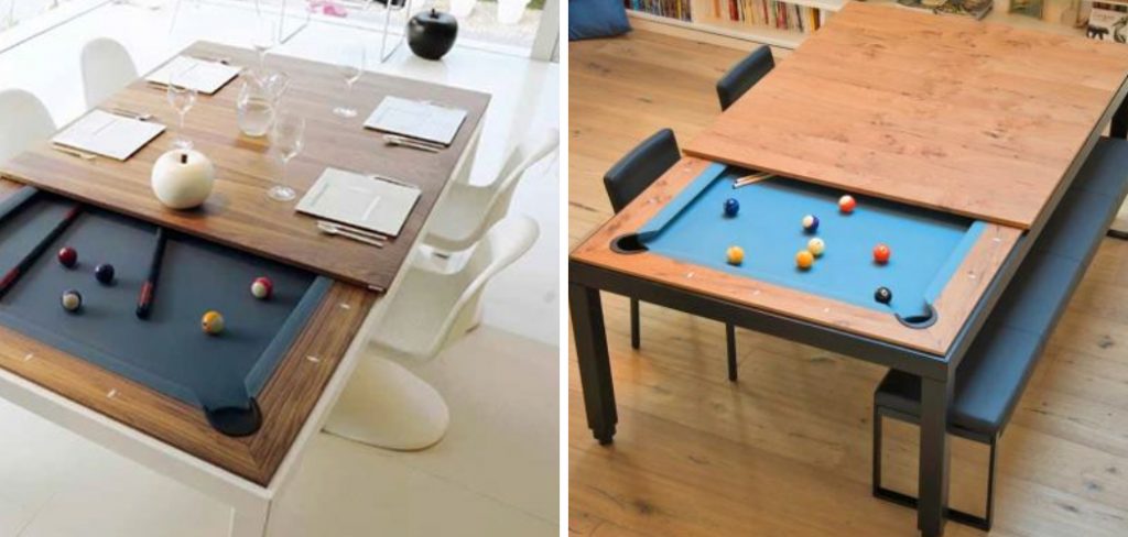 How to Convert Pool Table to Dining Table