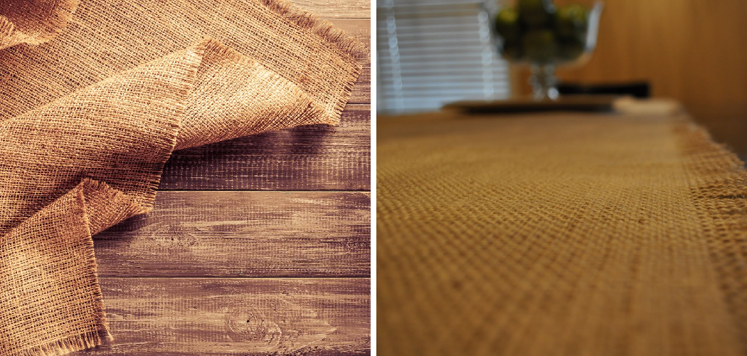 How to Get Wrinkles Out of Burlap Table Runners