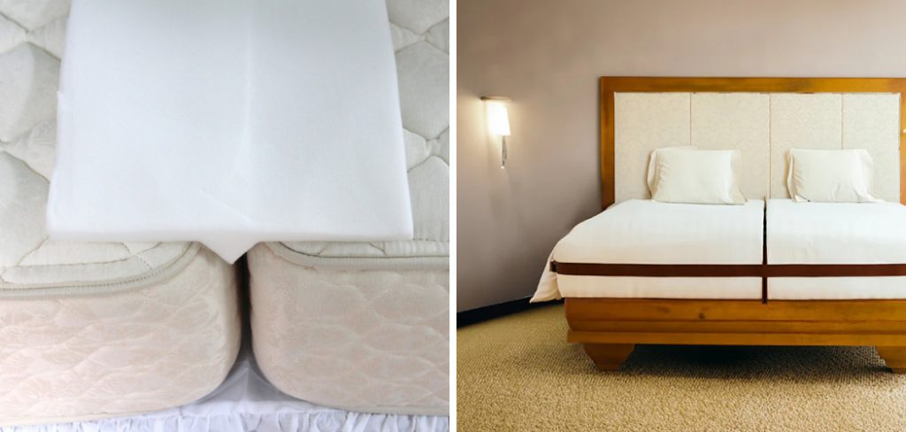 How to Make 2 Twin Beds Into a King Bed