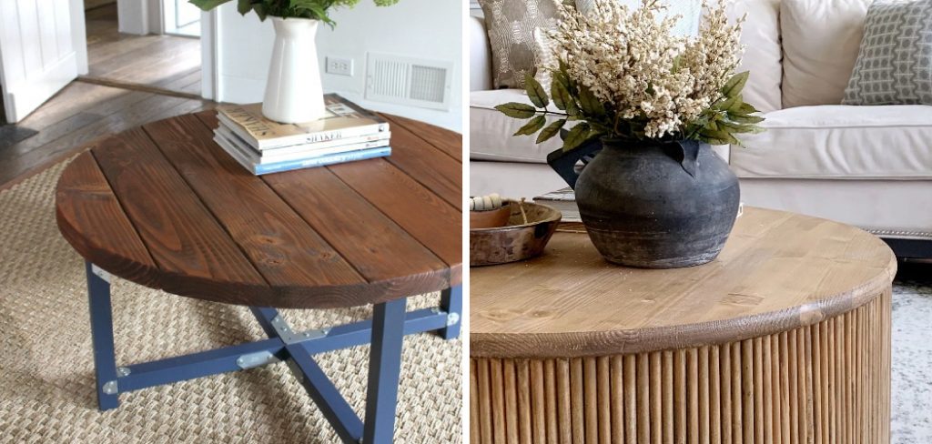 How to Make a Round Coffee Table