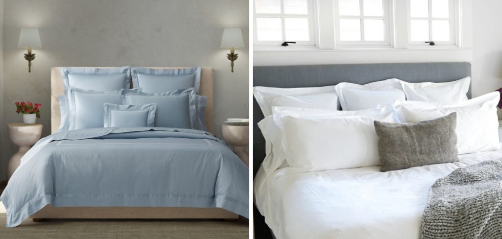 How to Style Euro Pillows on King Bed