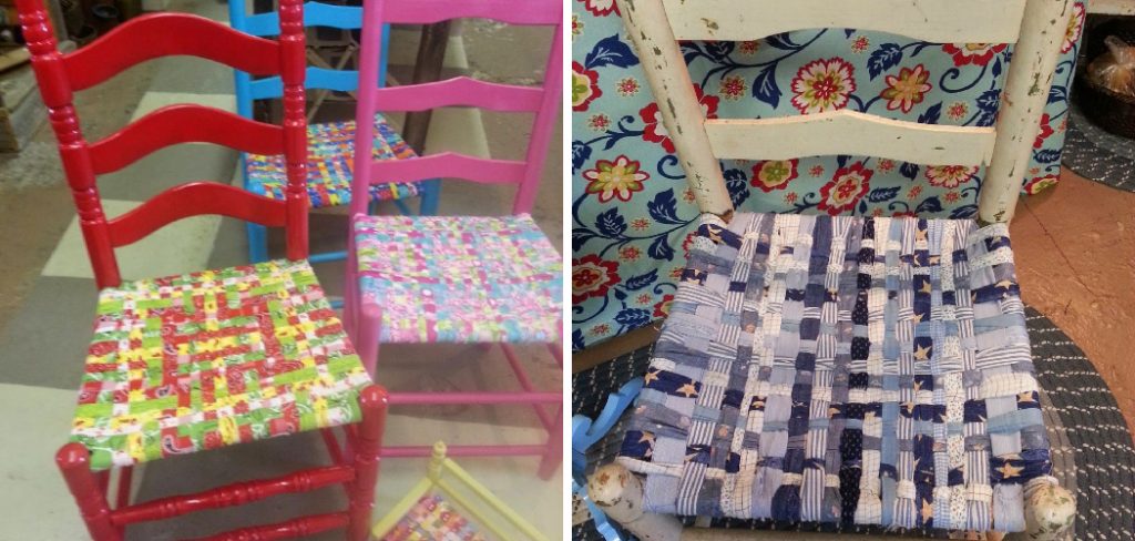 How to Weave a Chair Seat With Fabric