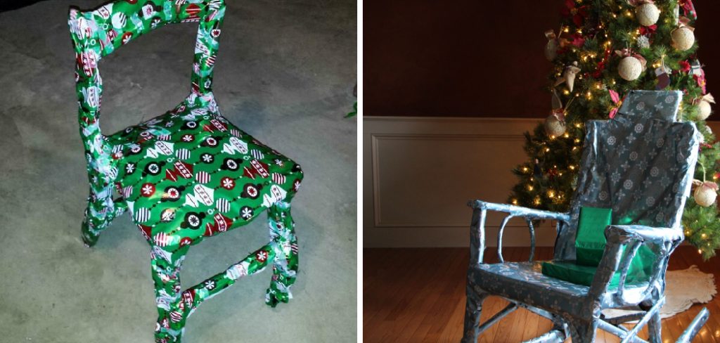 How to Wrap a Chair for Christmas