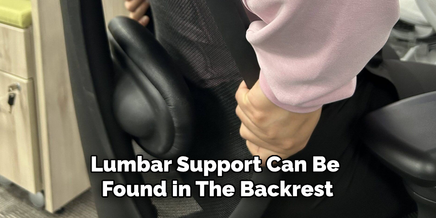 Lumbar Support Can Be Found in the Backrest