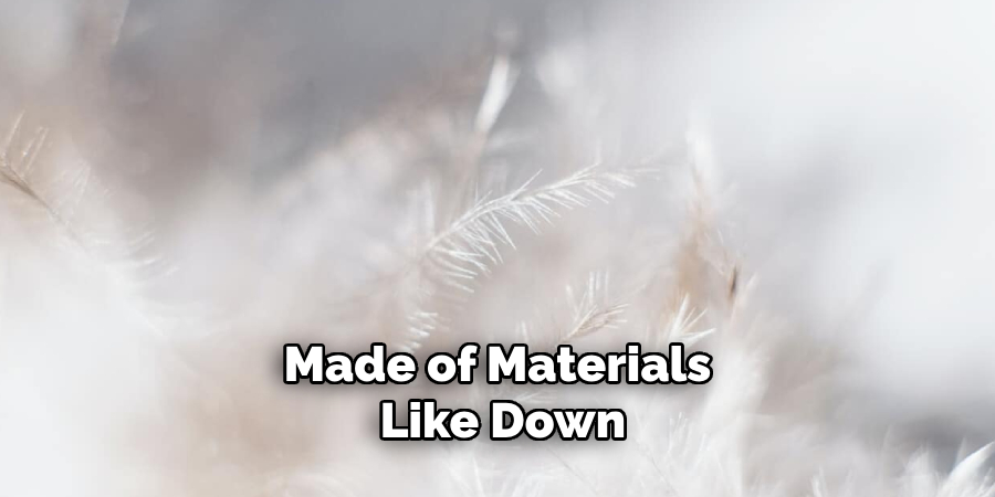 Made of Materials Like Down