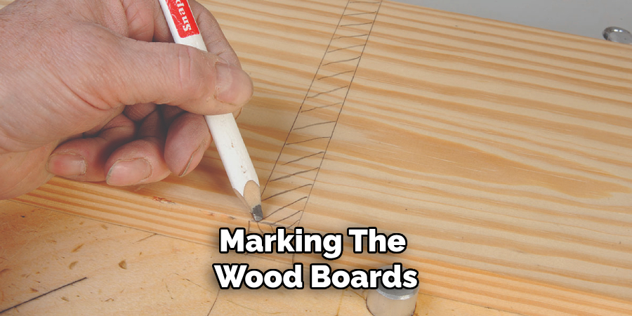 Marking the Wood Boards