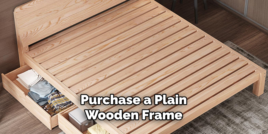 Purchase a Plain Wooden Frame 