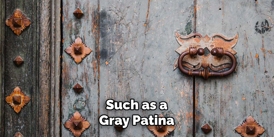 Such as a Gray Patina 