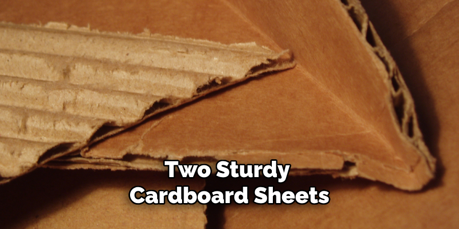 Two Sturdy Cardboard Sheets