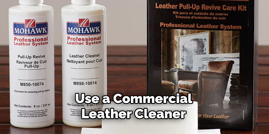 Use a Commercial Leather Cleaner