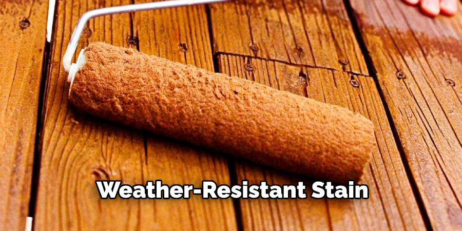 Weather-resistant Stain