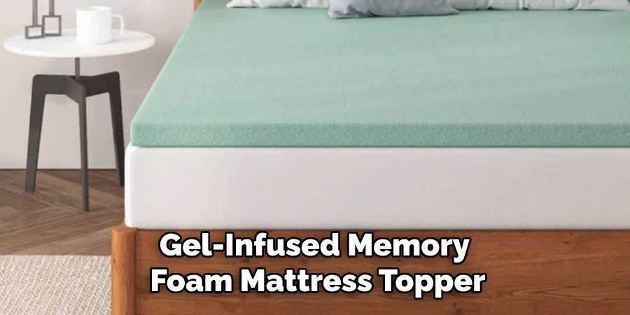 gel-infused memory foam mattress topper