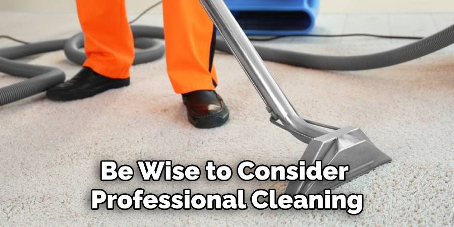 Be Wise to Consider 
Professional Cleaning